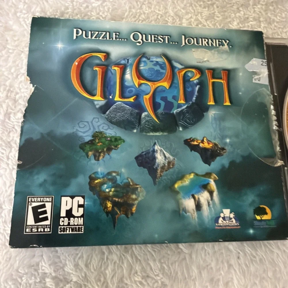 Glyph PC CD ROM Video Game E-Everyone Shade Tree Games WINDOWS Snail Mail